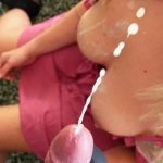 Cum On Tits Public Porn Videos