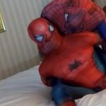 horny classic spiderman overpowers his spider enemy