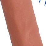 Light Skin Vibrating Dildo Jock