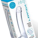 Glas 7 Realistic Curved Glass G-Spot Dildo