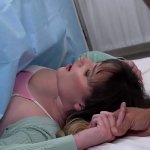 Husband Gives Emotional Support While Wife Gets Fucked Beyond The Veil By Doctor