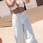 Elettra Lamborghini Sexy Relaxes While Nude On A Boat in Formentera
