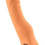 Dream Toys GLAM Flexible Ribbed Vibe narancssrga vibrtor-Kicsomagolva-C13