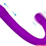 17.7 Inch Realistic Double-Ended Dildo G-spot 9 Vibrations9 Pulses
