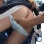 Who is she Japanese girl groped in bus fucked in parking lot