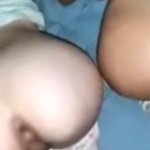 Threesome anal with son