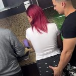 My Husbands Friend Grabs My Ass When Im Cooking Next To My Husband Who Doesnt Know That His Friend Treats Me Like A Slut NTR