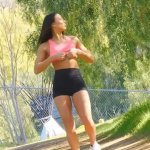Latina Milf public nude