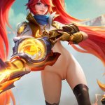 Mobile Legends : Layla Blazing Gun Skin Nude by KiluGirl on DeviantArt