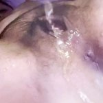 horny mormon girl fucking her hairy pussy and squirting everywhere