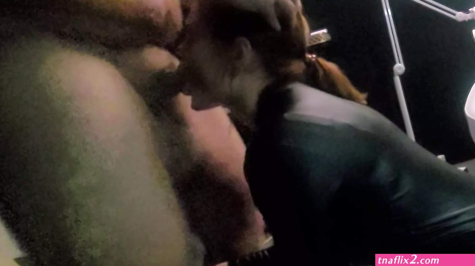 Bald sloppy blowjob