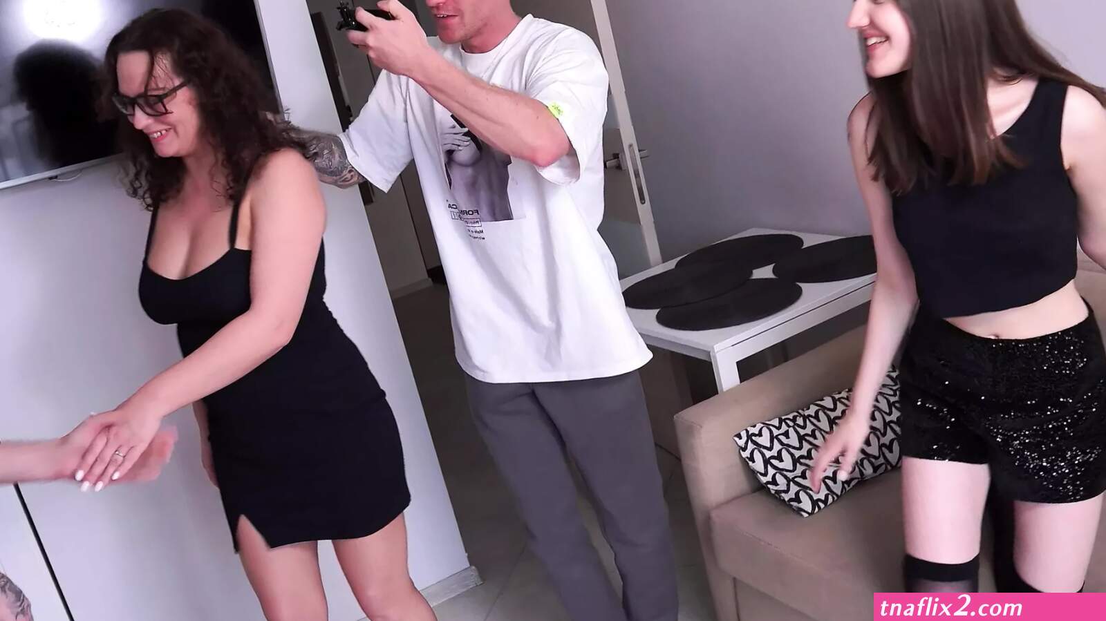 Mom gets face fucked by son