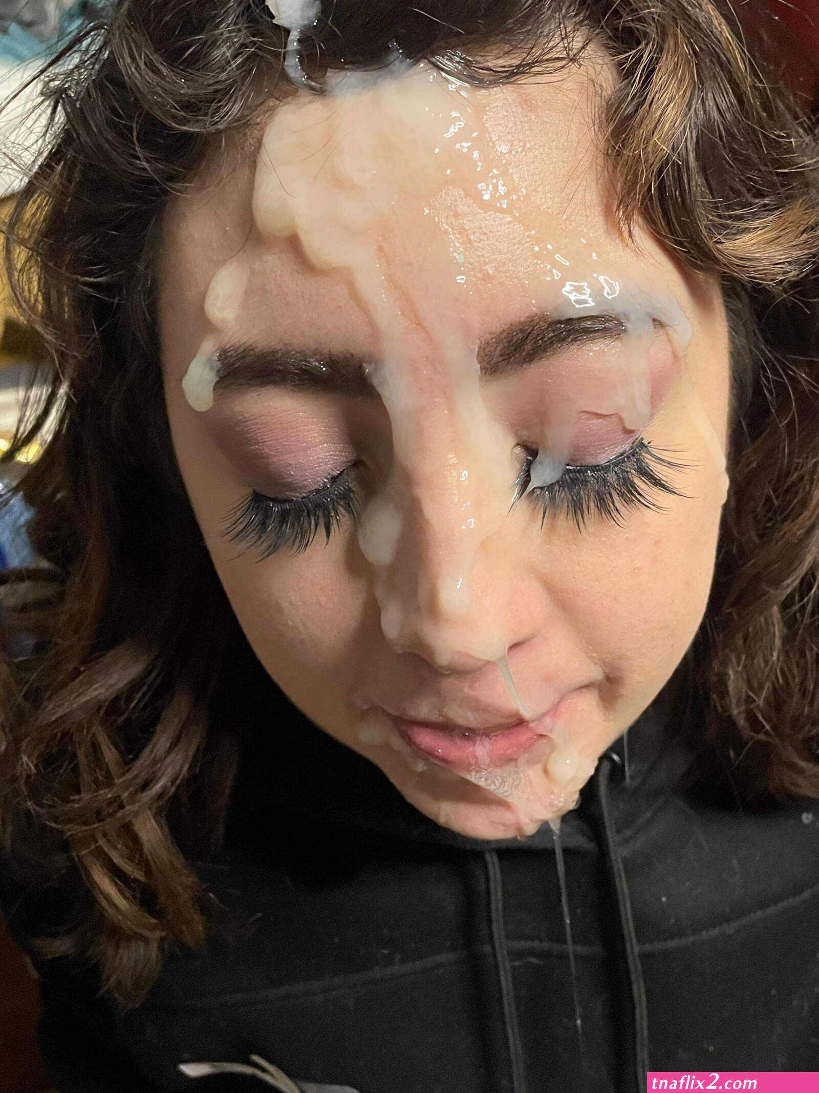 Huge facial creampie