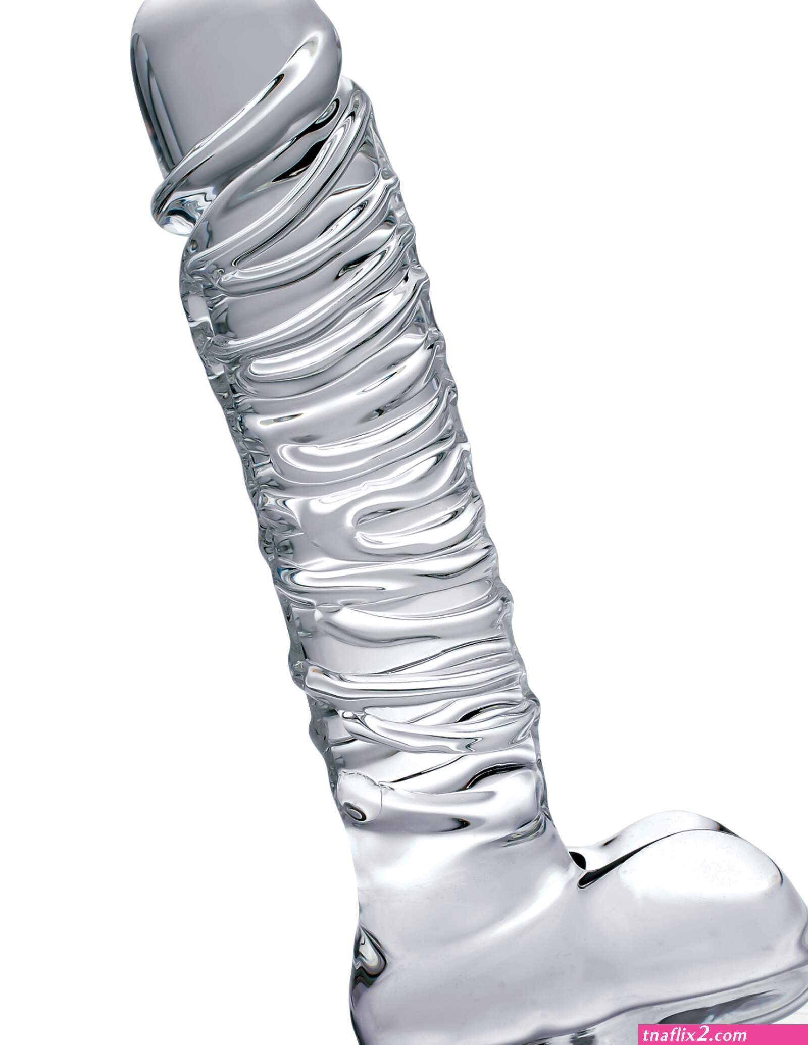 Huge glass dildo