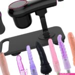 Mquina Sexual de Empuje con 8 Accesorios Control Remoto Mquina de Amor para Masaje Vaginal y